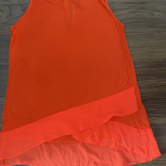 Forever New Melbourne bright orange layered top - Picture 2 of 3